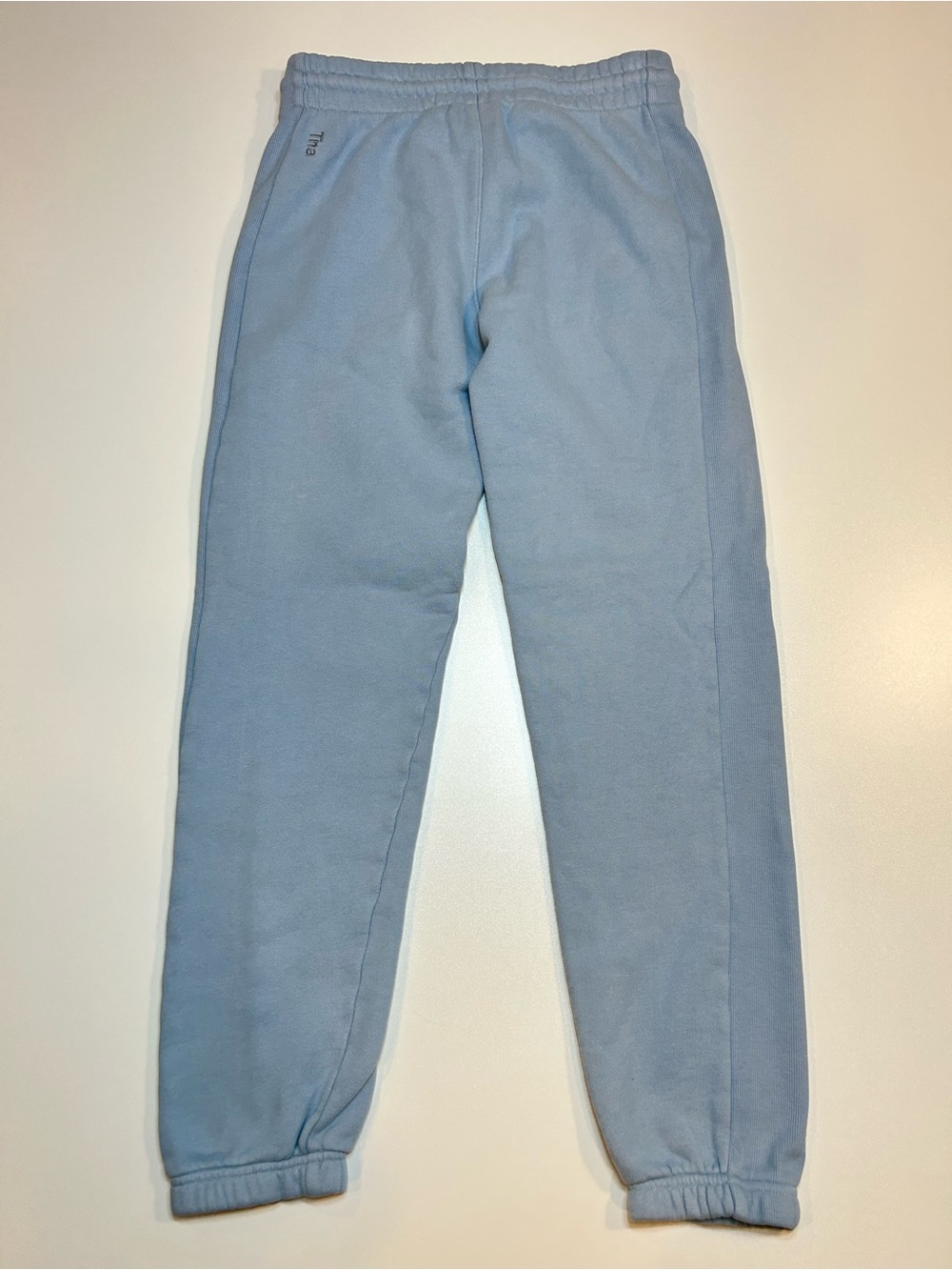 Aritzia Tna Women's Cozy Fleece Mega Jogger Light Chambray Blue Sweatpants - Picture 2 of 8